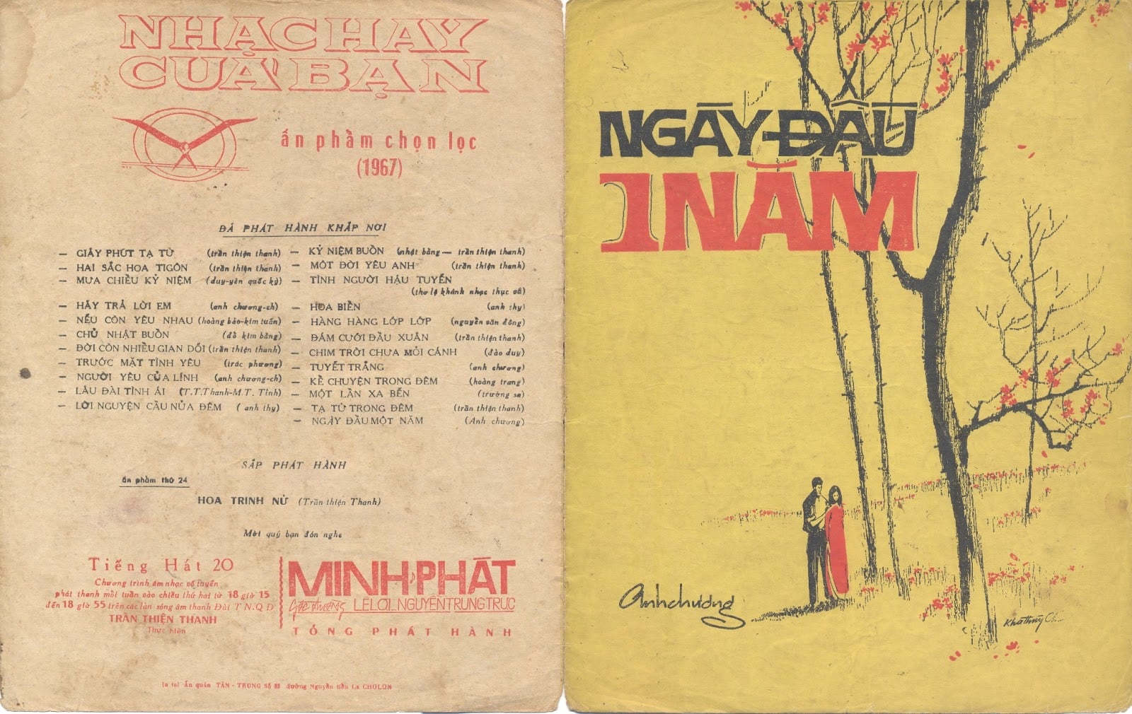 Sheet nhạc Ngày đầu một năm - Trang 1