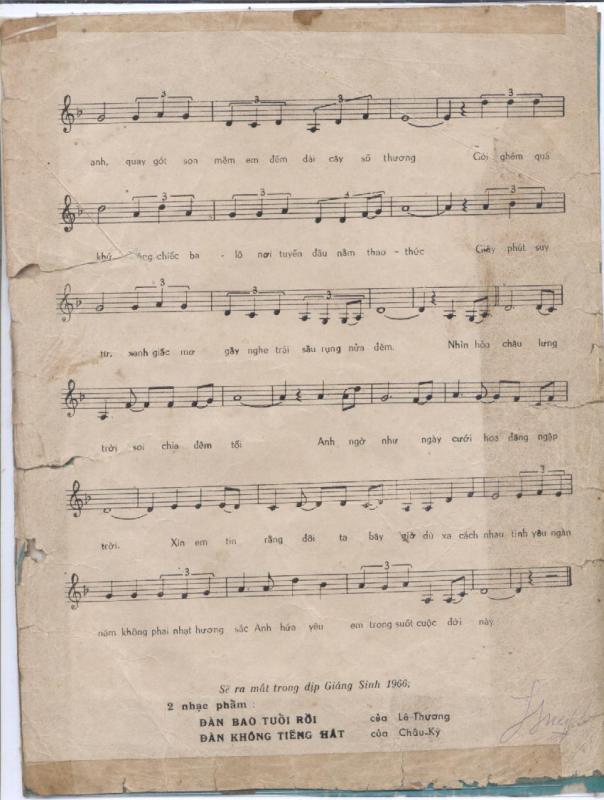 Sheet nhạc Ngỏ hồn qua đêm - Trang 3