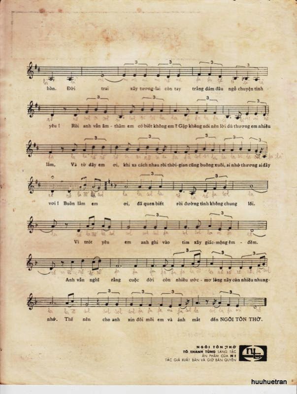 Sheet nhạc Ngôi tôn thờ - Trang 3