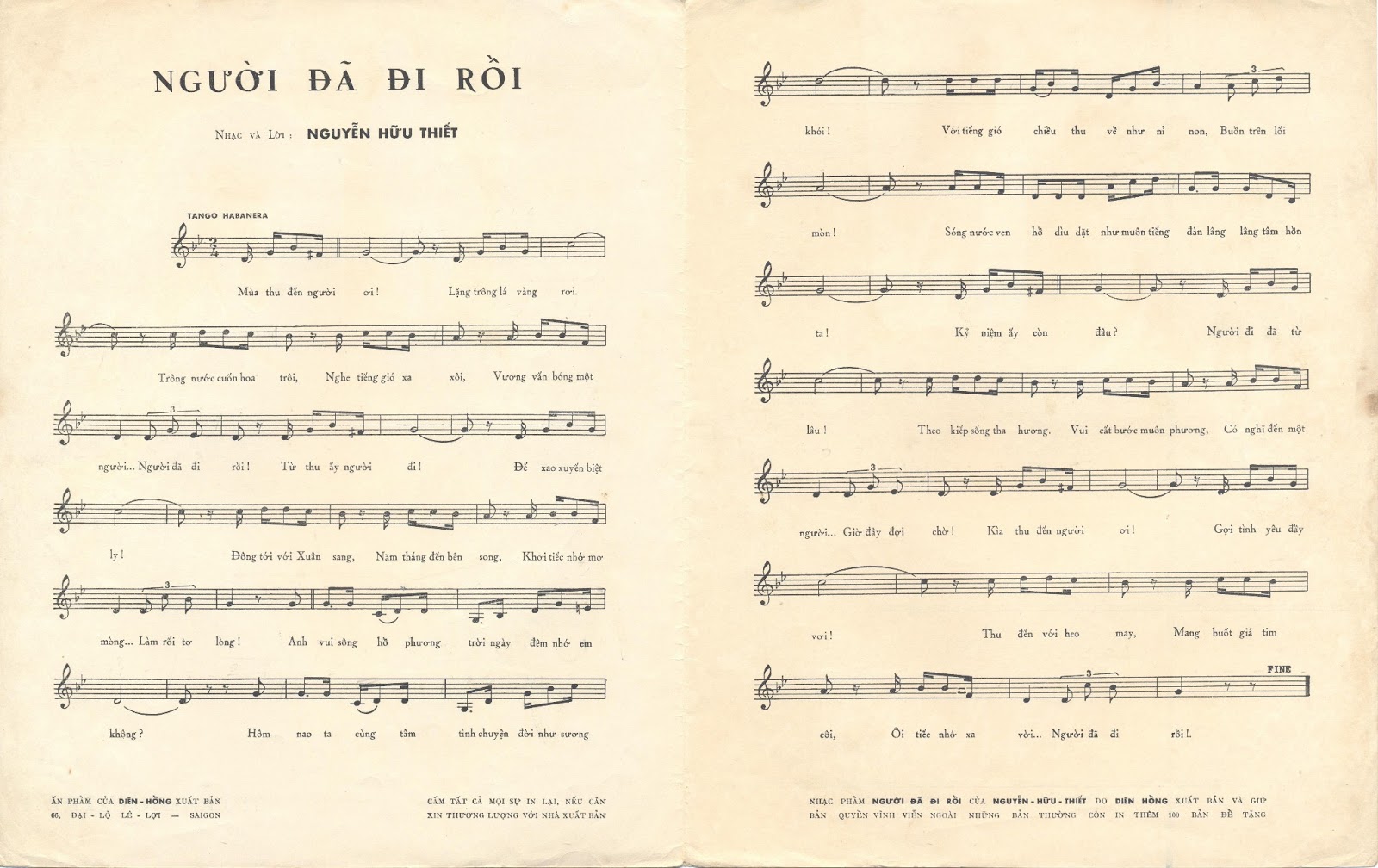 Sheet nhạc Người đã đi rồi - Trang 2