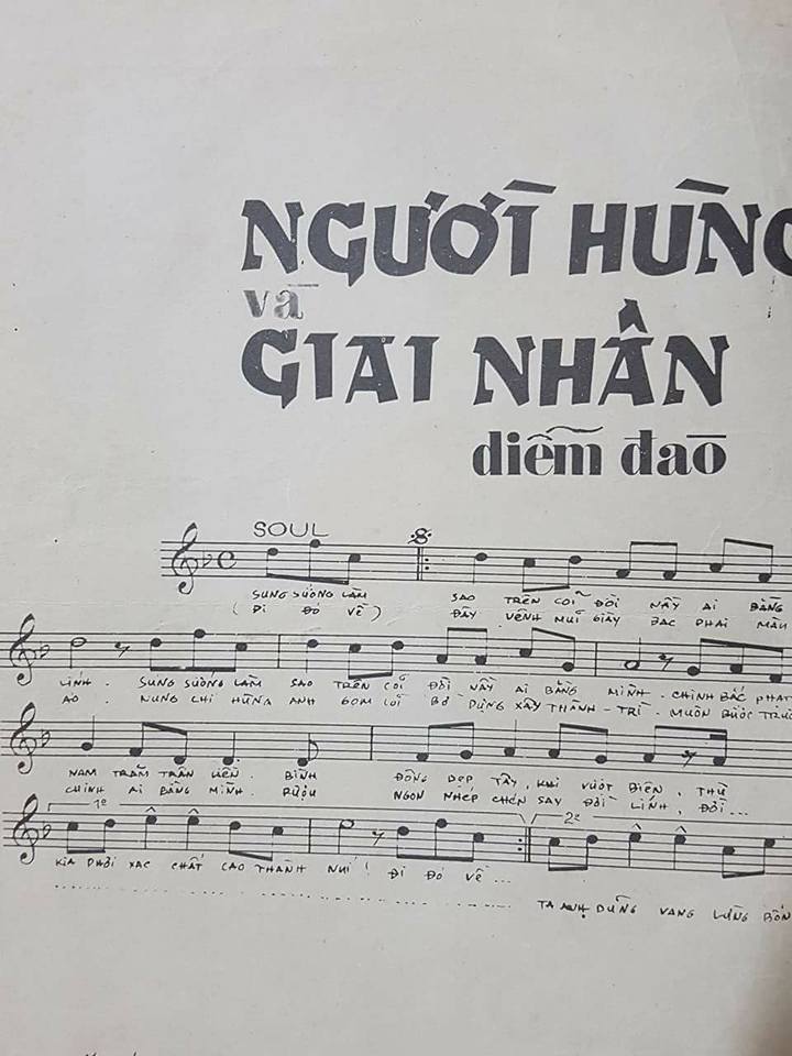 Sheet nhạc Người hùng và giai nhân - Trang 2