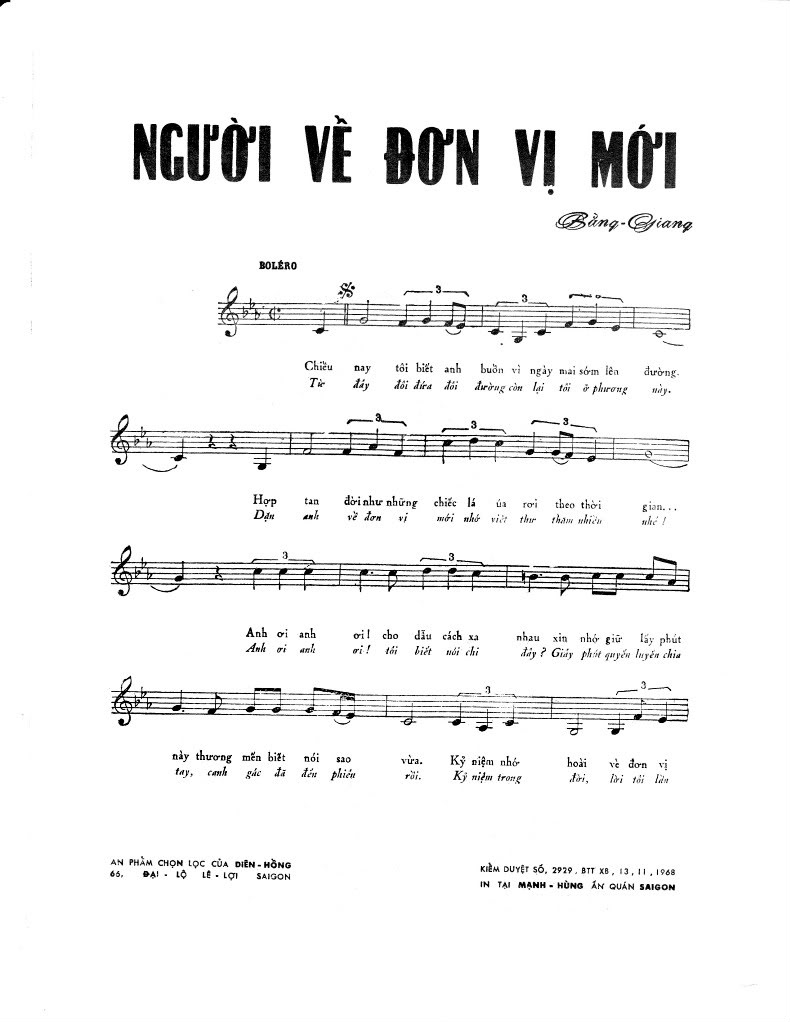 Sheet nhạc Người về đơn vị mới - Trang 2