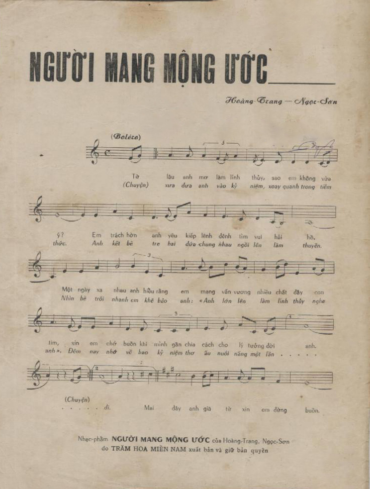 Sheet nhạc Người mang mộng ước - Trang 2