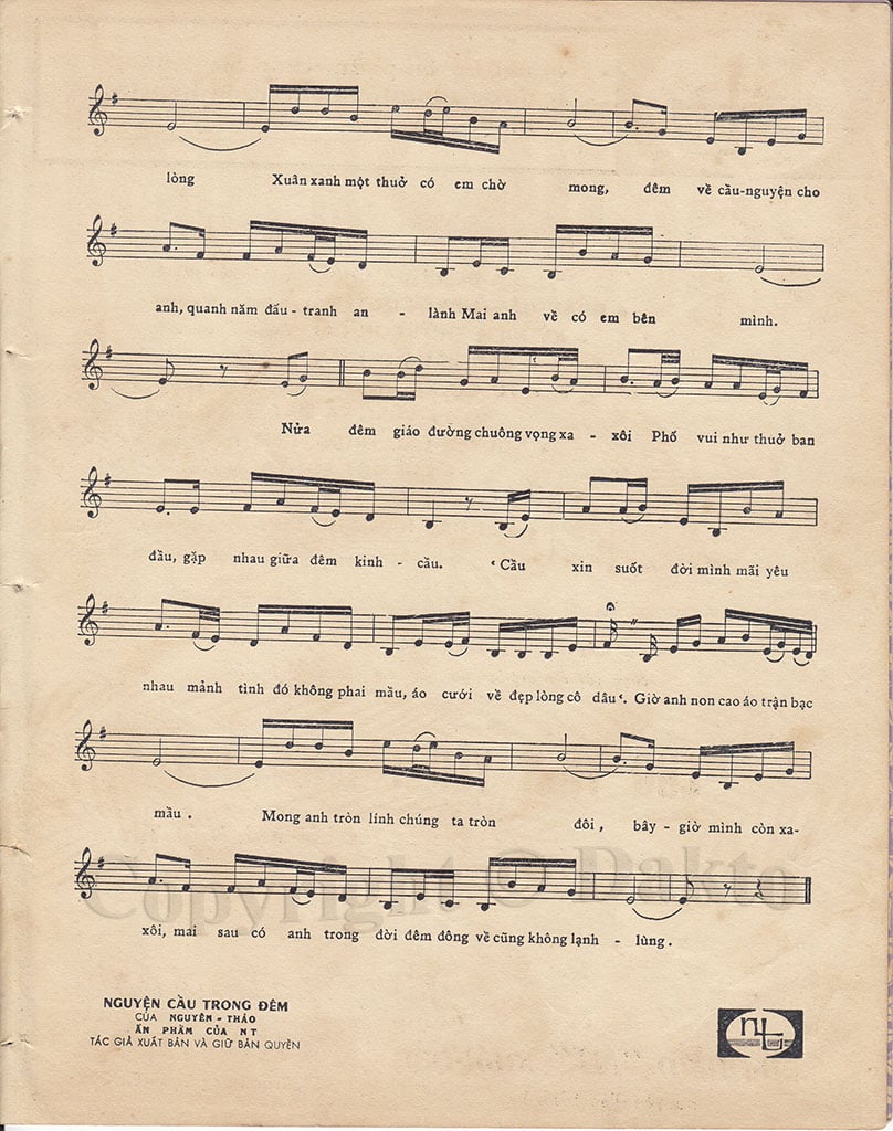 Sheet nhạc Nguyện cầu trong đêm - Trang 3