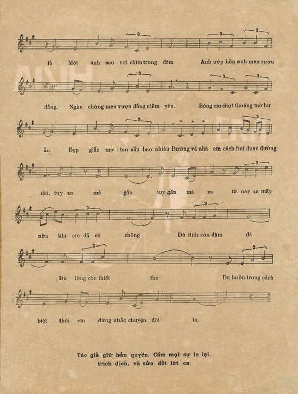 Sheet nhạc Nhà anh nhà em - Trang 3