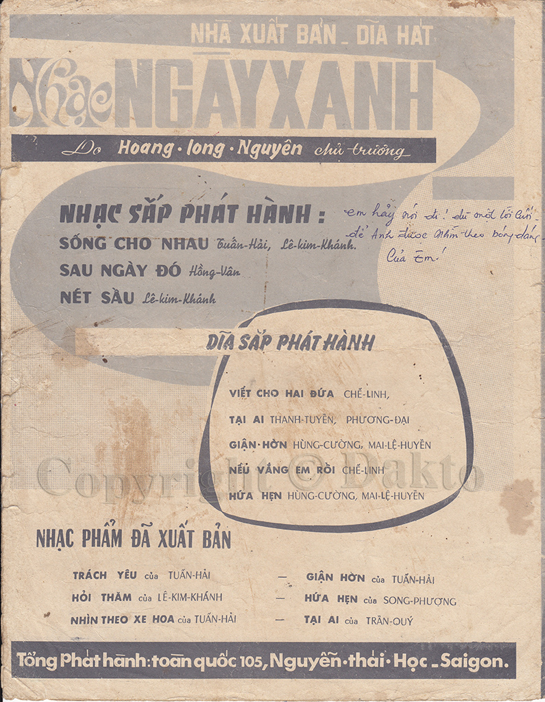 Sheet nhạc Nhìn theo xe hoa - Trang 4