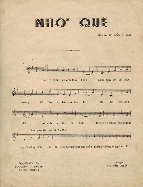 Sheet nhạc Nhớ quê - Trang 2