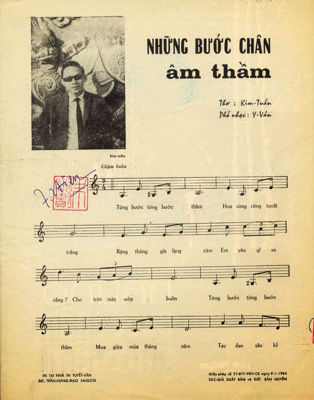 Sheet nhạc Những bước chân âm thầm - Trang 2