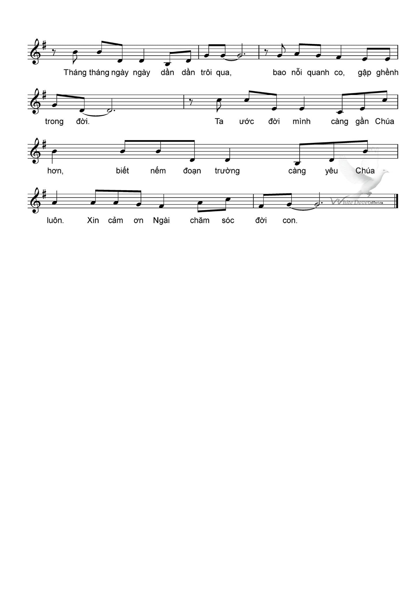 Sheet nhạc Những chặng đường nhìn lại - Trang 2