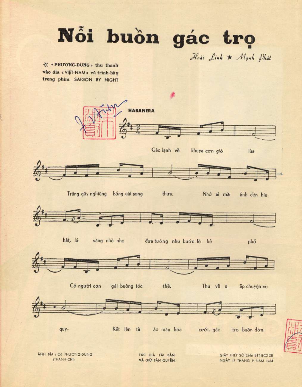 Sheet nhạc Nỗi buồn gác trọ - Trang 6