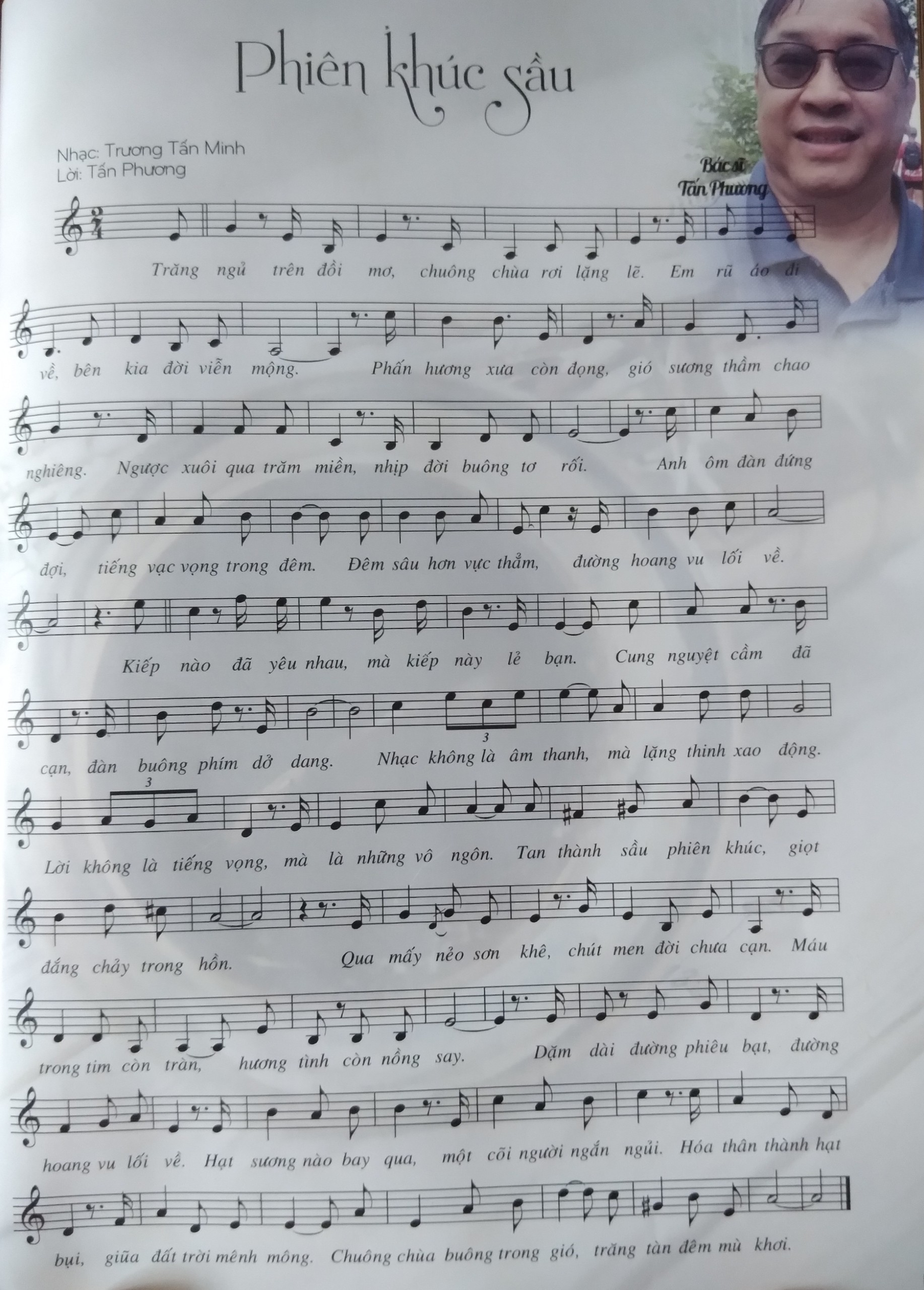 Sheet nhạc Phiên khúc sầu - Trang 1