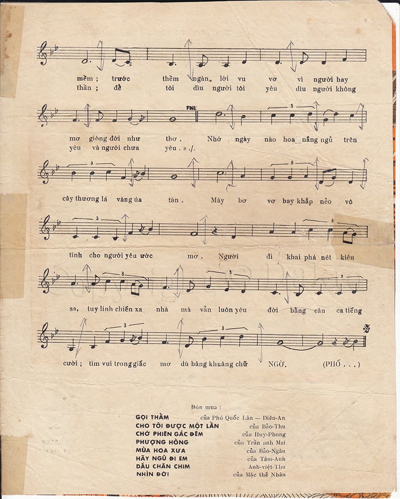 Sheet nhạc Phố đêm - Trang 3