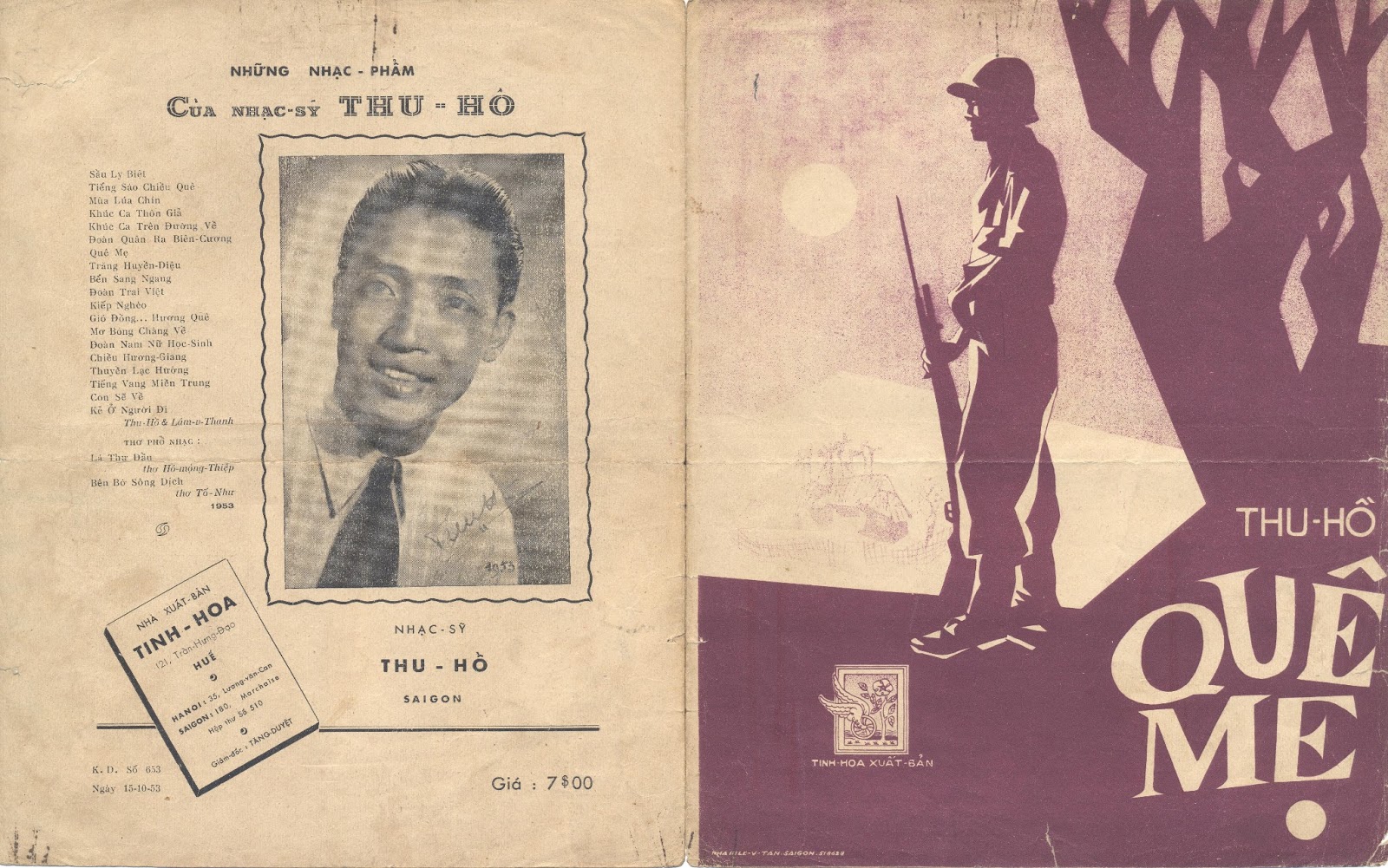 Sheet nhạc Quê mẹ - Trang 1