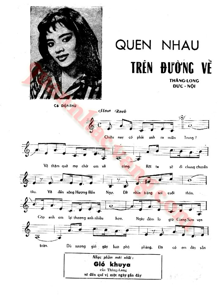 Sheet nhạc Quen nhau trên đường về - Trang 2