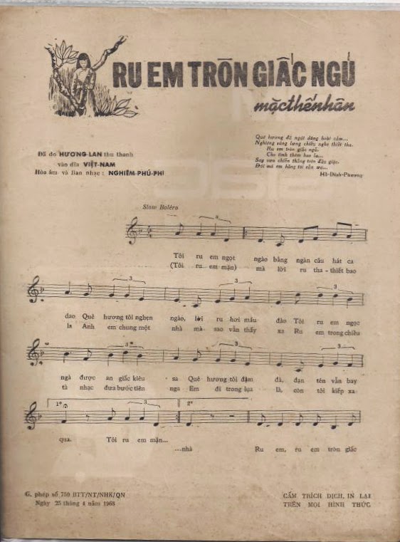 Sheet nhạc Ru em tròn giấc ngủ - Trang 2