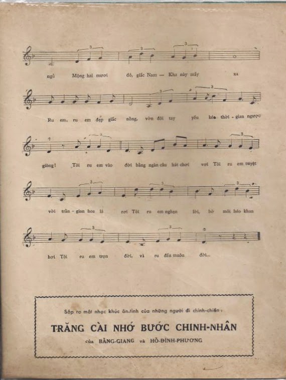 Sheet nhạc Ru em tròn giấc ngủ - Trang 3