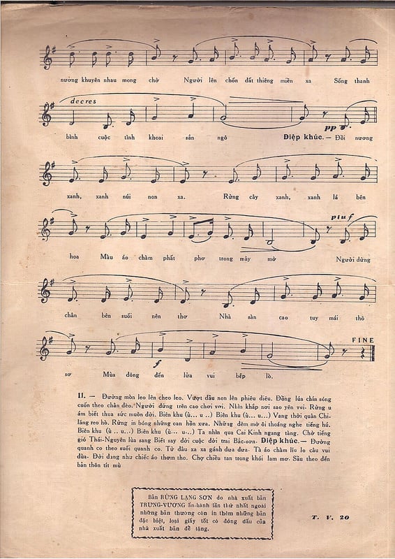 Sheet nhạc Rừng Lạng Sơn - Trang 3