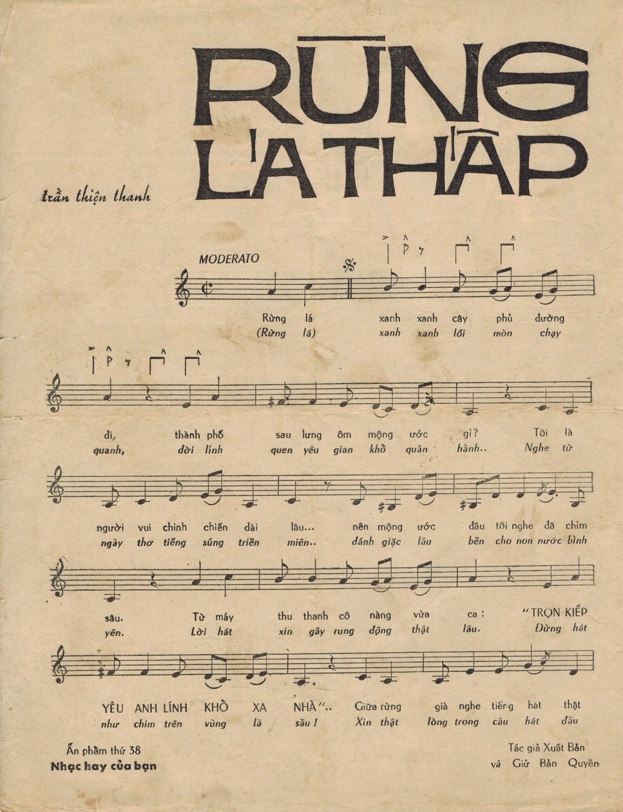 Sheet nhạc Rừng lá thấp - Trang 6