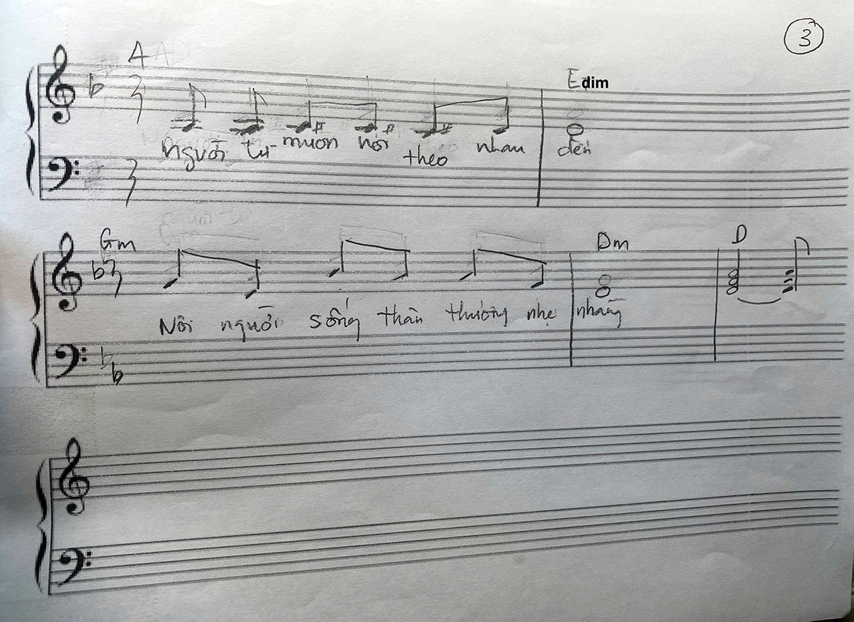 Sheet nhạc San Diego hè về - Trang 3