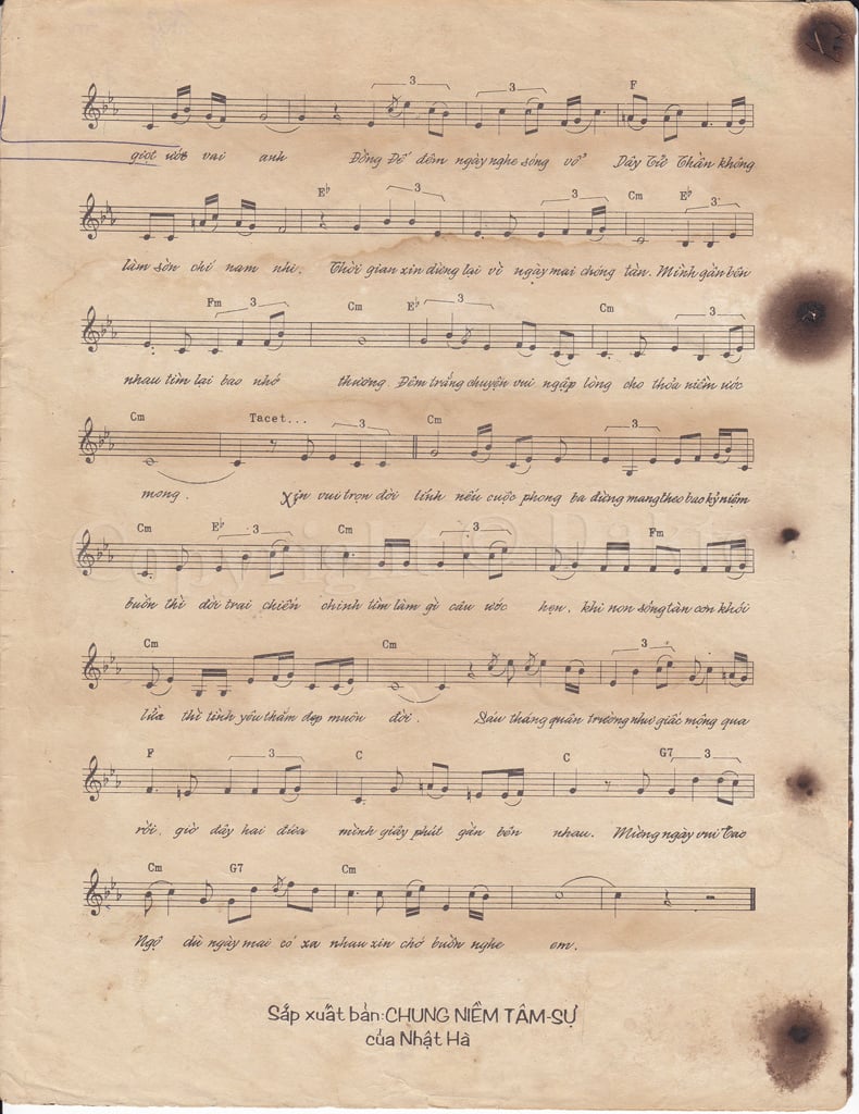 Sheet nhạc Sáu tháng quân trường (6 tháng quân trường) - Trang 3