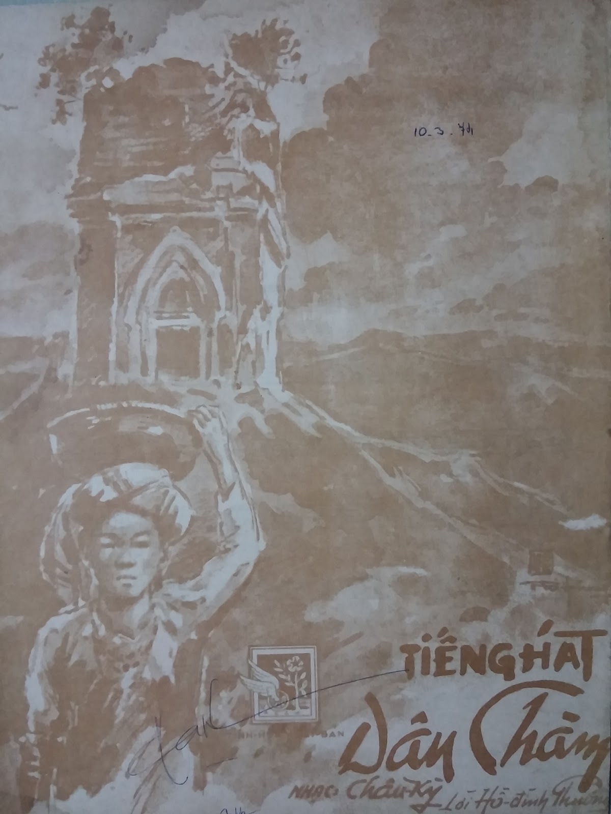 Sheet nhạc Tiếng hát dân Chàm - Trang 1