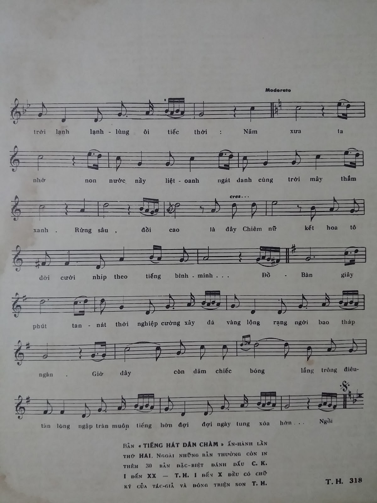 Sheet nhạc Tiếng hát dân Chàm - Trang 3
