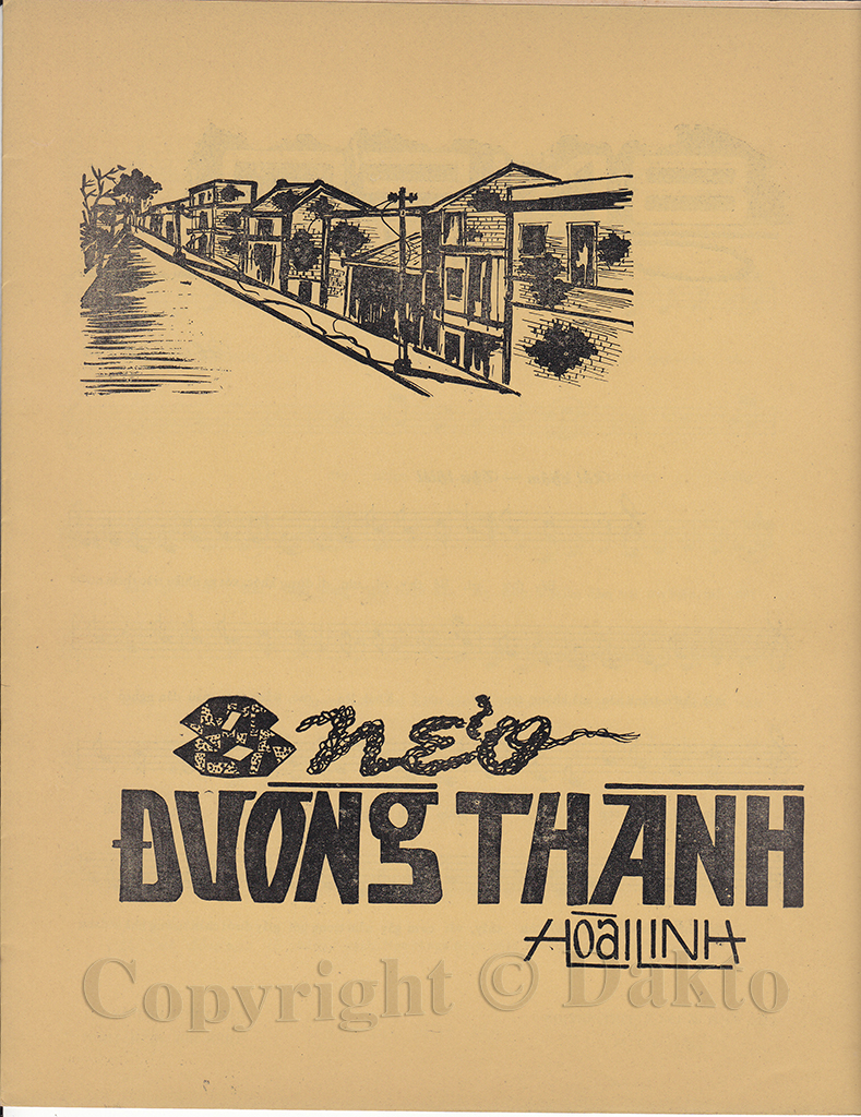 Sheet nhạc Tám nẻo đường thành - Trang 1