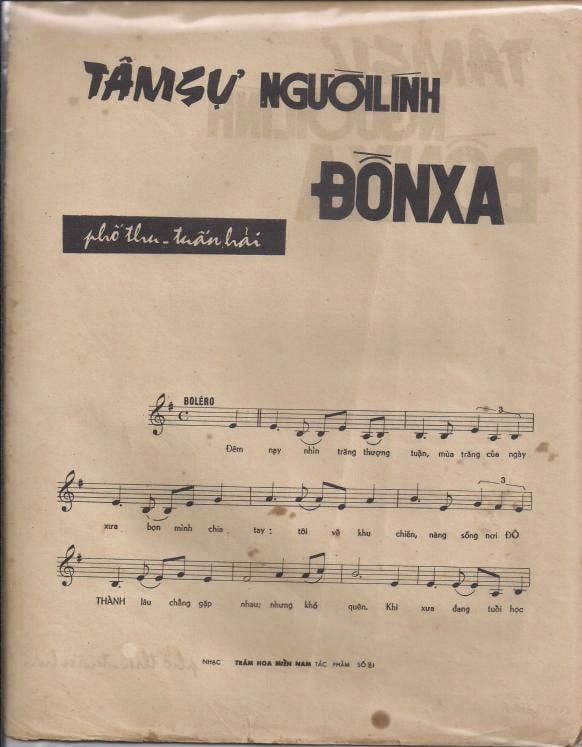 Sheet nhạc Tâm sự người lính đồn xa - Trang 2