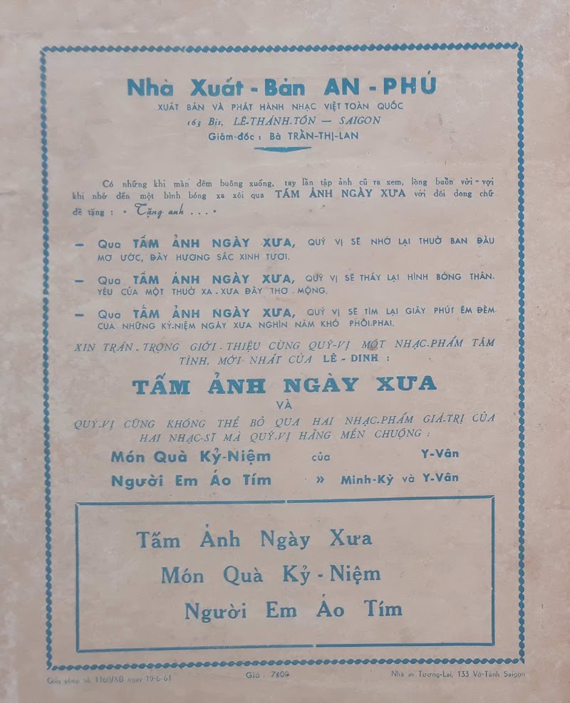 Sheet nhạc Tấm ảnh ngày xưa - Trang 4