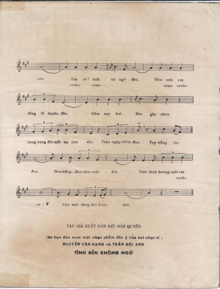 Sheet nhạc Tay trắng tay đen - Trang 3