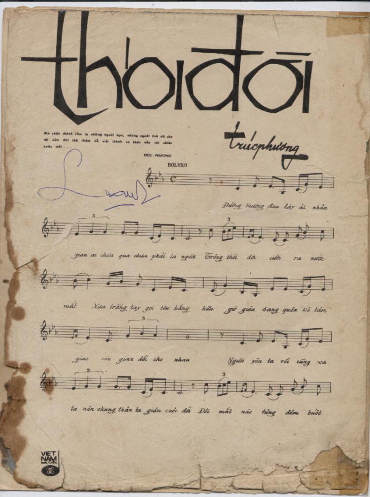 Sheet nhạc Thói đời - Trang 2