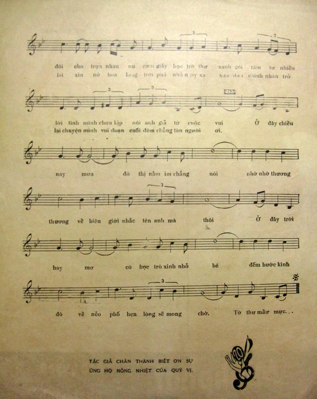 Sheet nhạc Thư đô thị - Trang 3