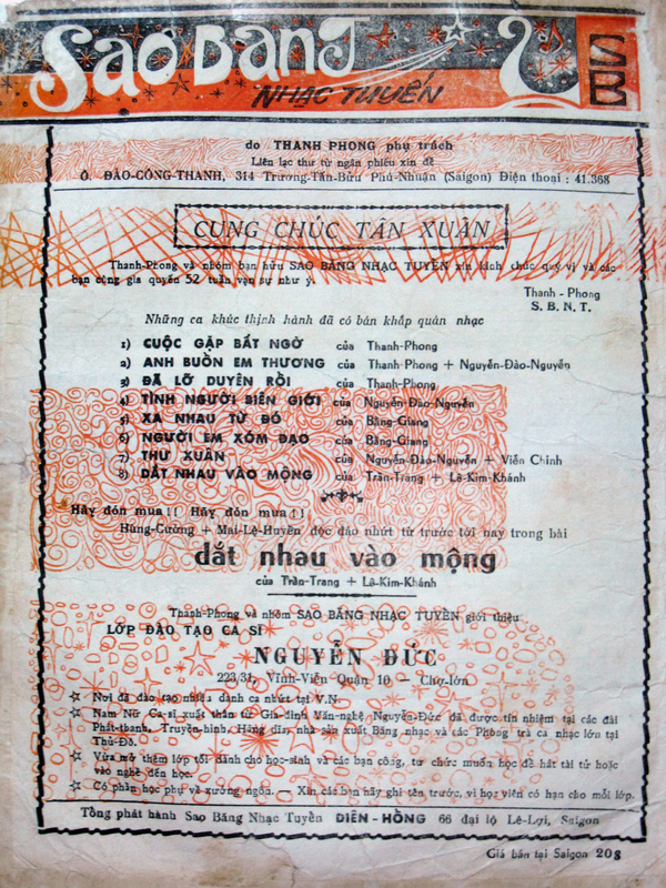 Sheet nhạc Thư xuân - Trang 4