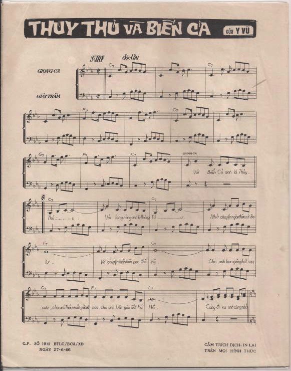 Sheet nhạc Thủy thủ và biển cả - Trang 2