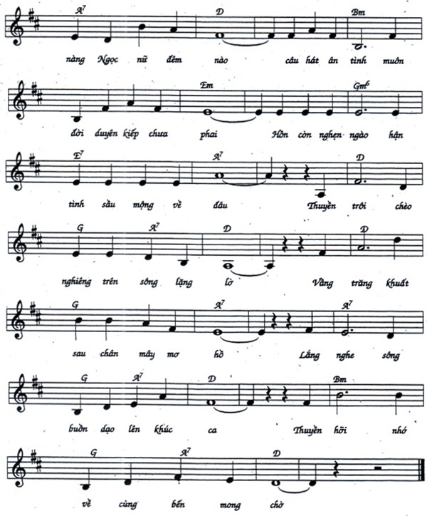 Sheet nhạc Thuyền trăng - Trang 6