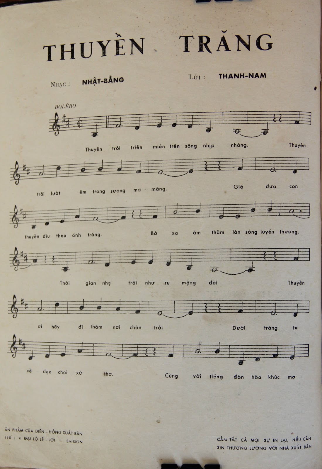 Sheet nhạc Thuyền trăng - Trang 2