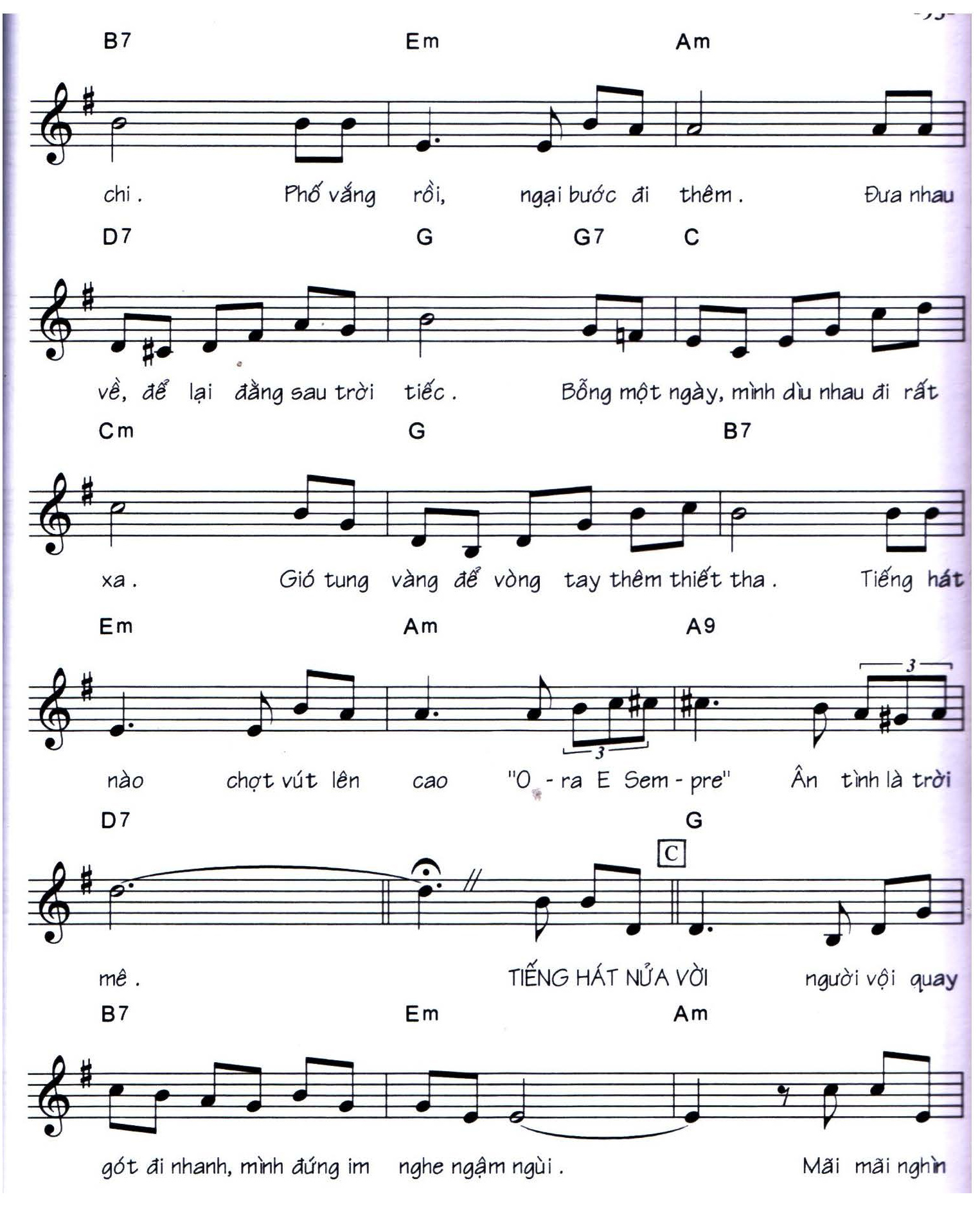 Sheet nhạc Tiếng hát nửa vời - Trang 4