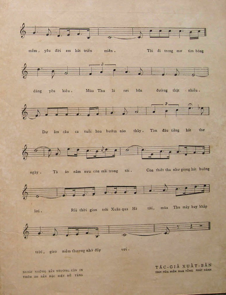 Sheet nhạc Tiếng hát học trò - Trang 3