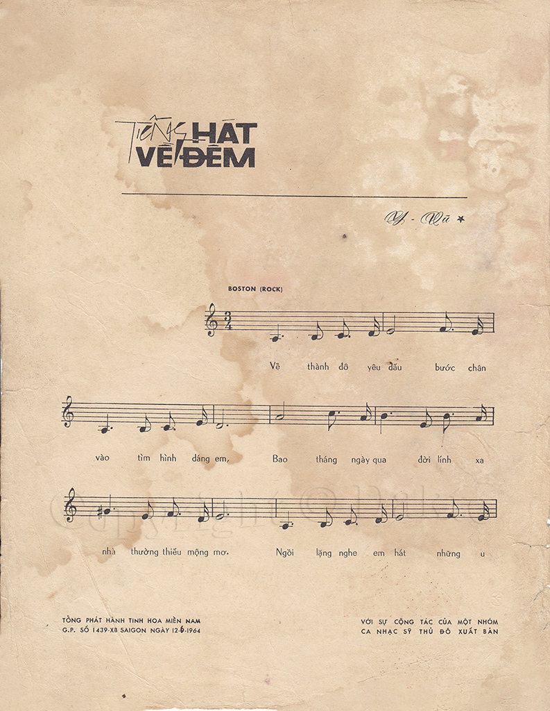 Sheet nhạc Tiếng hát về đêm - Trang 2