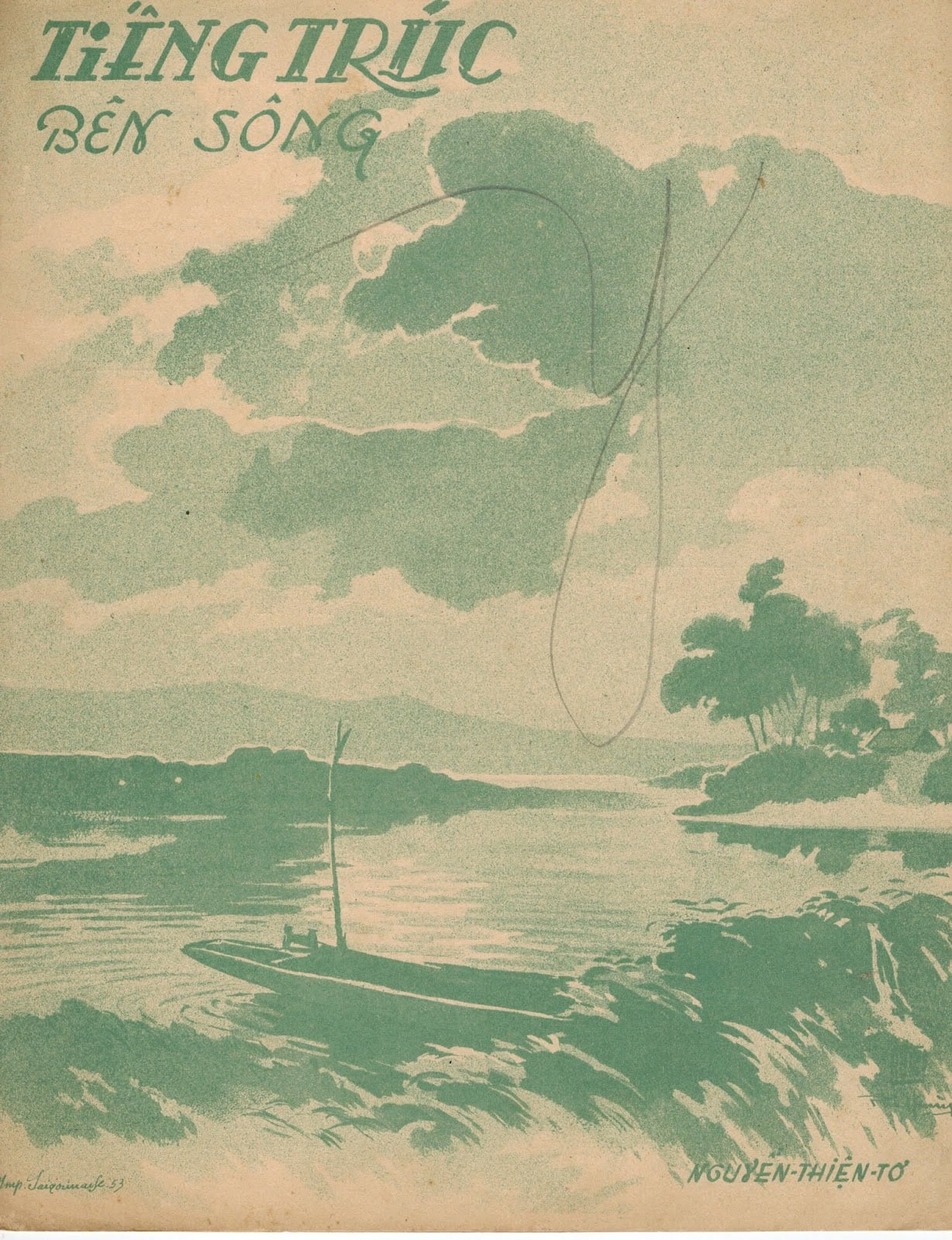 Sheet nhạc Tiếng trúc bên sông - Trang 1