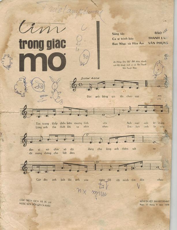 Sheet nhạc Tìm trong giấc mơ - Trang 2