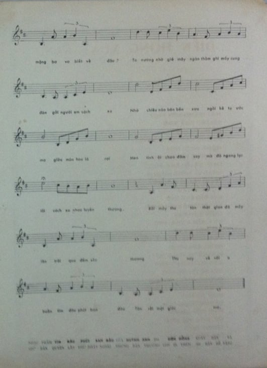 Sheet nhạc Tìm đâu phút ban đầu - Trang 3