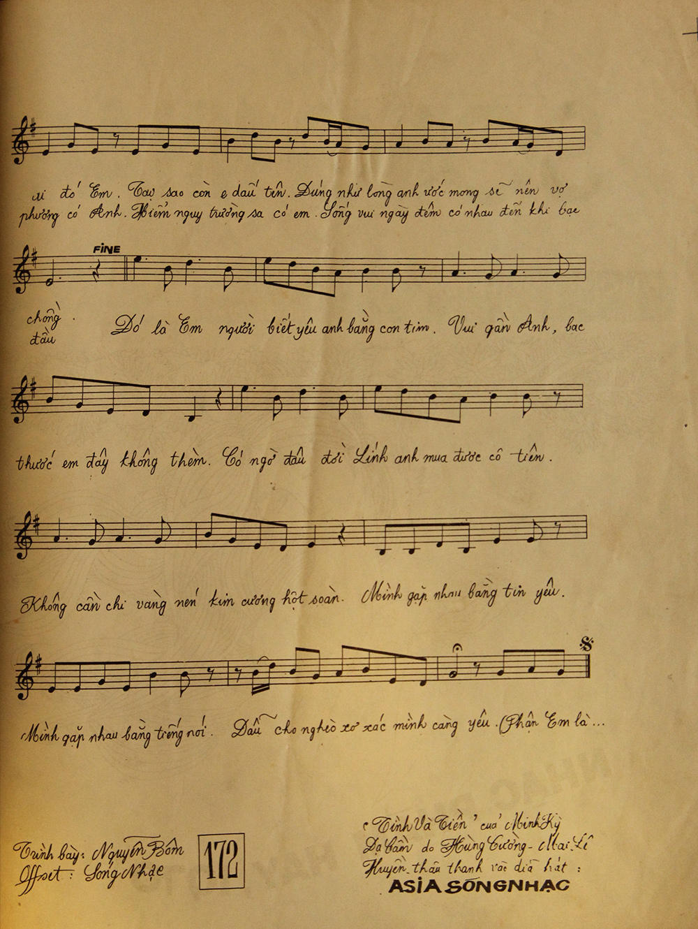 Sheet nhạc Nàng tiên của lính - Trang 3