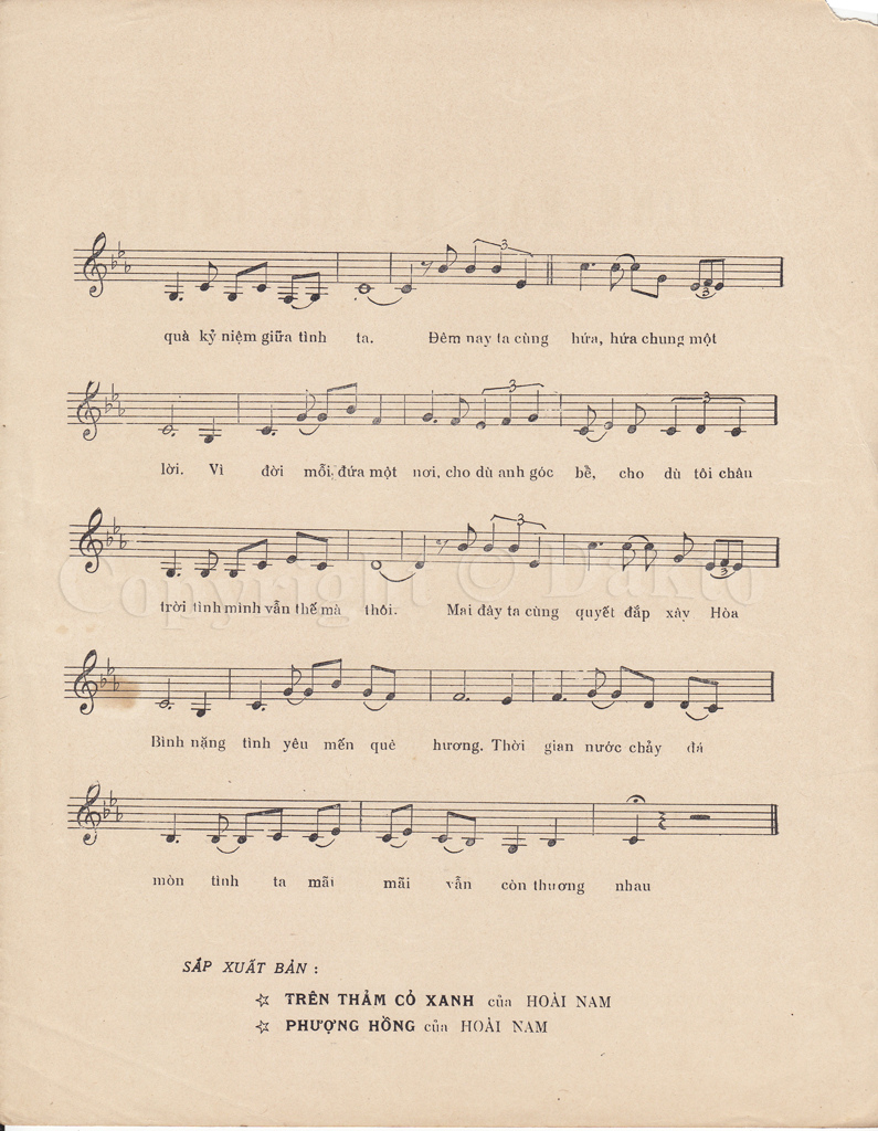 Sheet nhạc Tình bạn Quang Trung - Trang 3