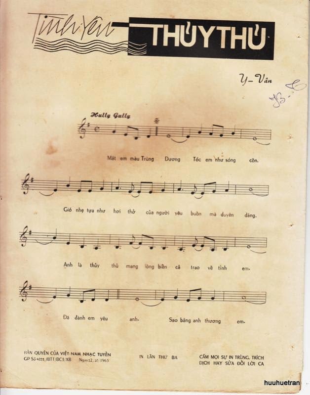 Sheet nhạc Tình yêu thủy thủ - Trang 2