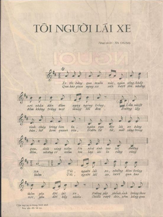 Sheet nhạc Tôi người lái xe - Trang 2