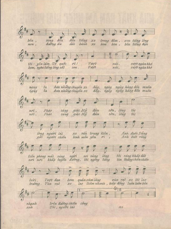 Sheet nhạc Tôi người lái xe - Trang 3