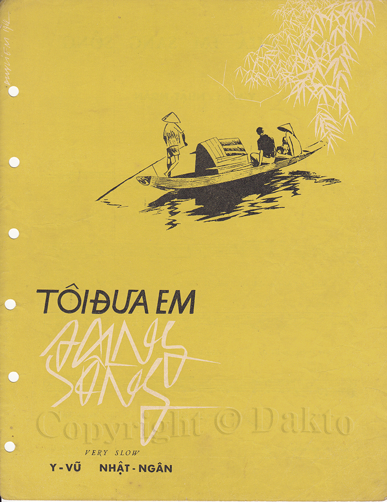Sheet nhạc Tôi đưa em sang sông - Trang 1