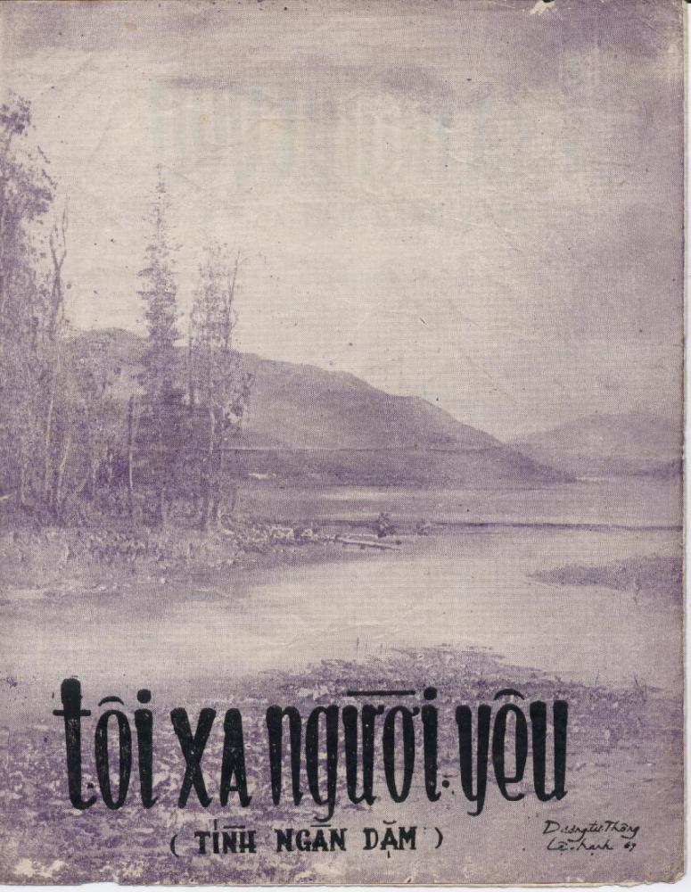 Sheet nhạc Tôi xa người yêu - Trang 1