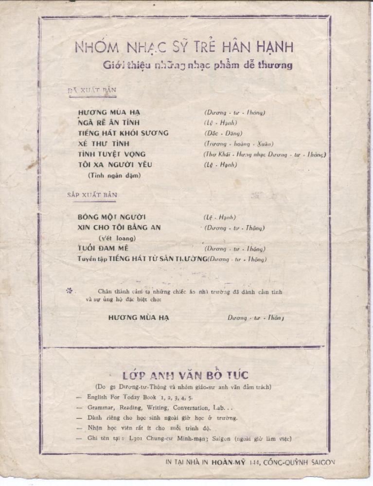 Sheet nhạc Tôi xa người yêu - Trang 4